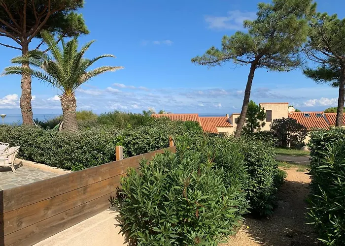 Mini Villa Climatisee - Vue Mer - Mer A 50 M - Jardin Et 2 Terrasses 300 M2